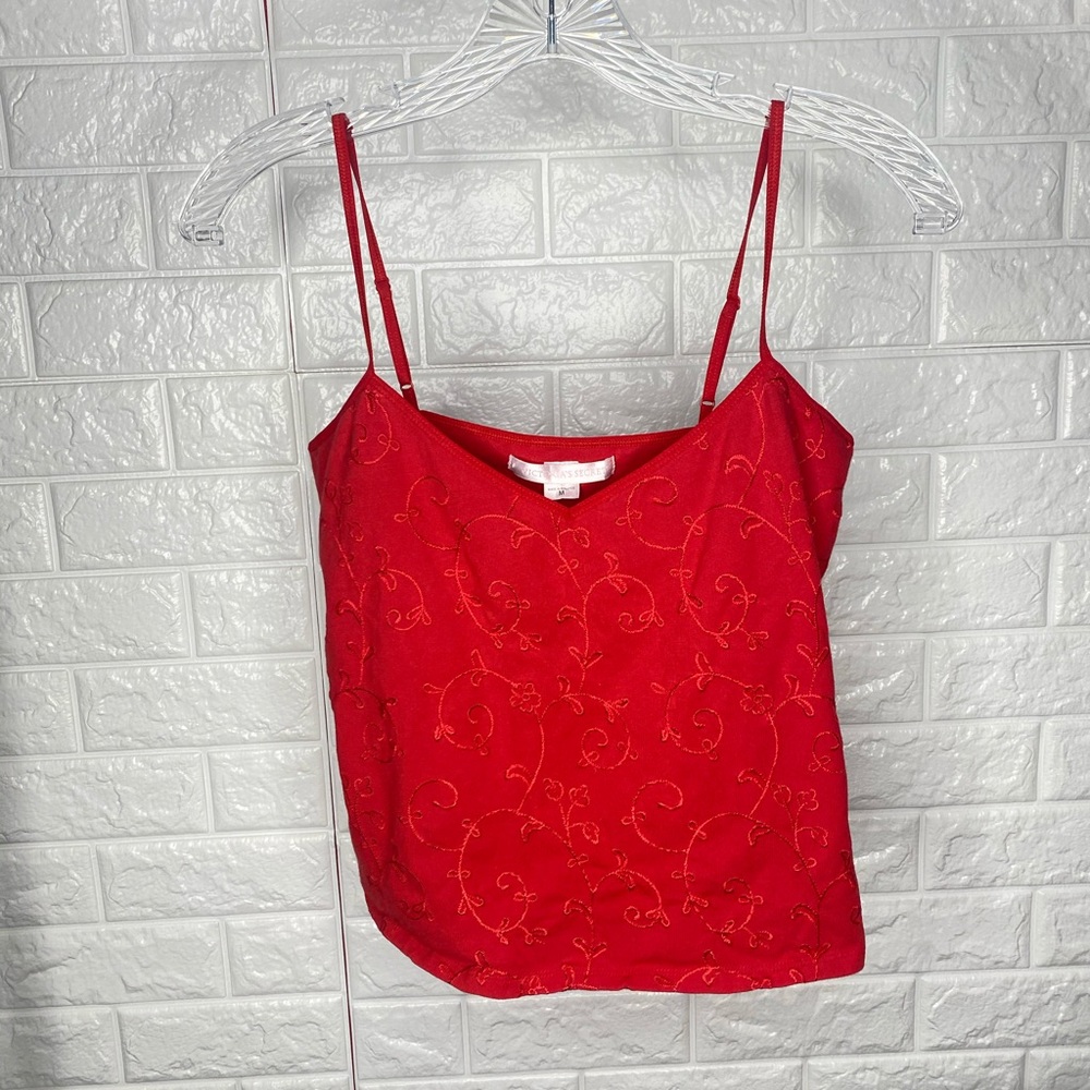 5/$25 Victoria Secret Embroidered Tank 🔥 TREND
